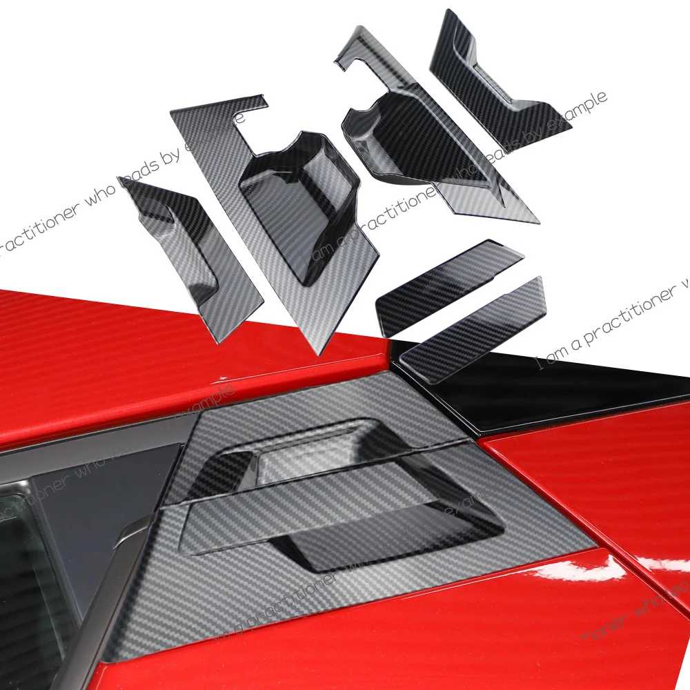 

6Pcs/Set Rear Door Handle Cover for Toyota CHR C-HR 2016 - 2022 ABS Back Doors Bowl Protection Trim Accessories