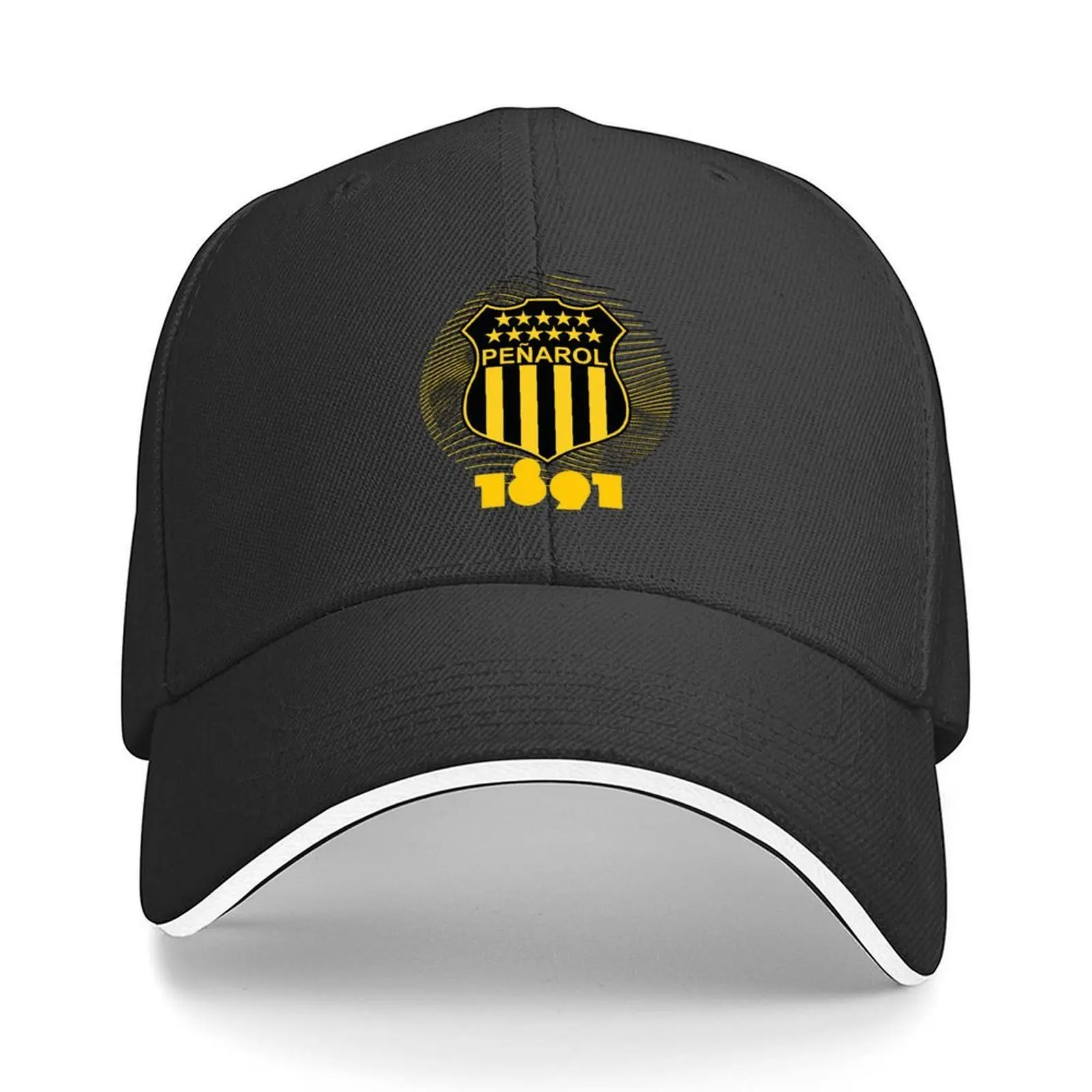

Pe arol CAP athletic club Uruguay soccer manya Baseball Cap Snapback Cap Designer Hat fishing caps man Beach Bag Girl Men's