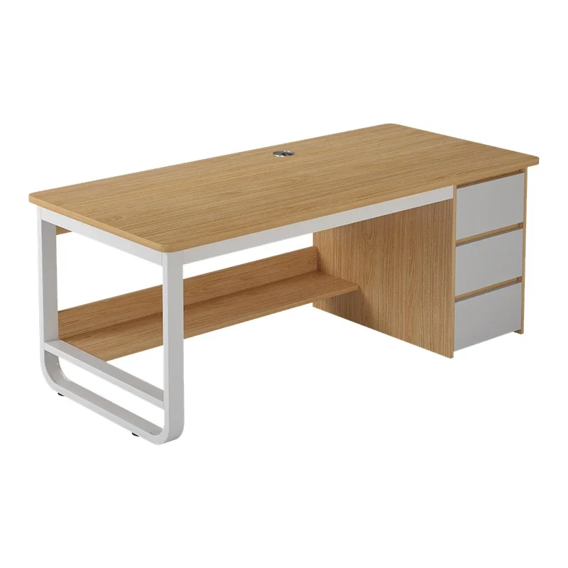 

The desk is simple and modern, the office is multi-person desk and chair combination, and the simple desktop type