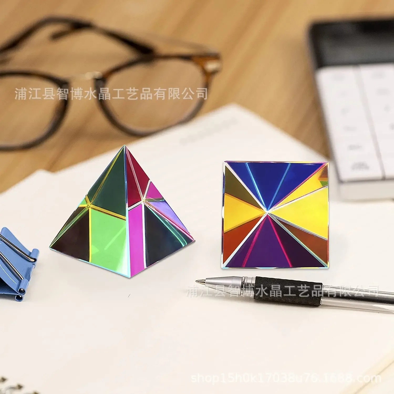 25mm Color Cube Prism Three Primary Colors Popular Science Optical Color Experiment Toys Home Color Cubes Toy 스트레스 장난감