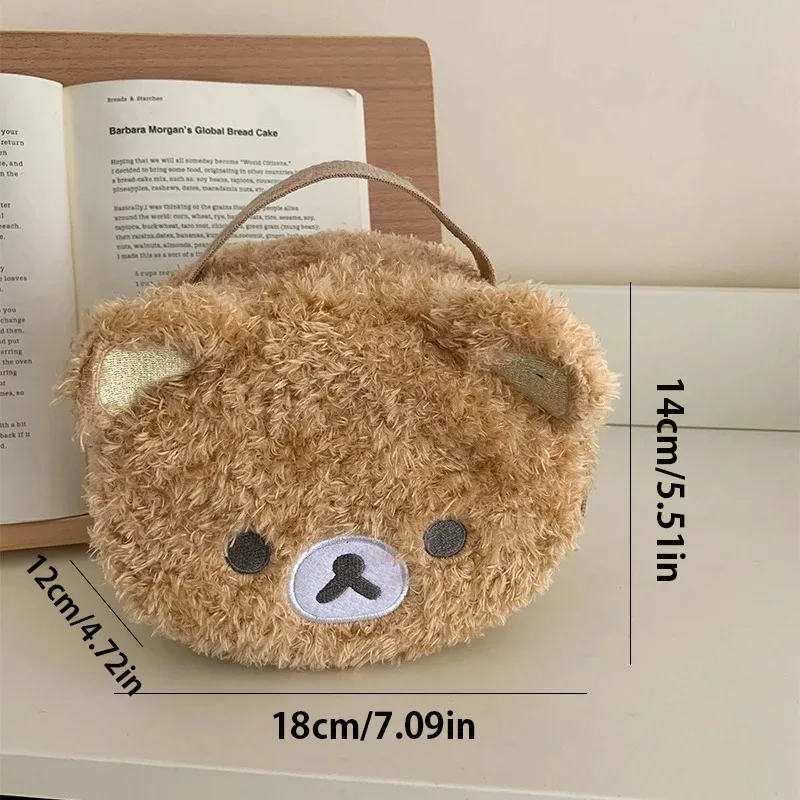 Plushes Makeup Case Anime Relaxed Bear Cosmetic Bag Women Jewelry Storage Pouch Girl Organizer Handbags Gift Hot Sales