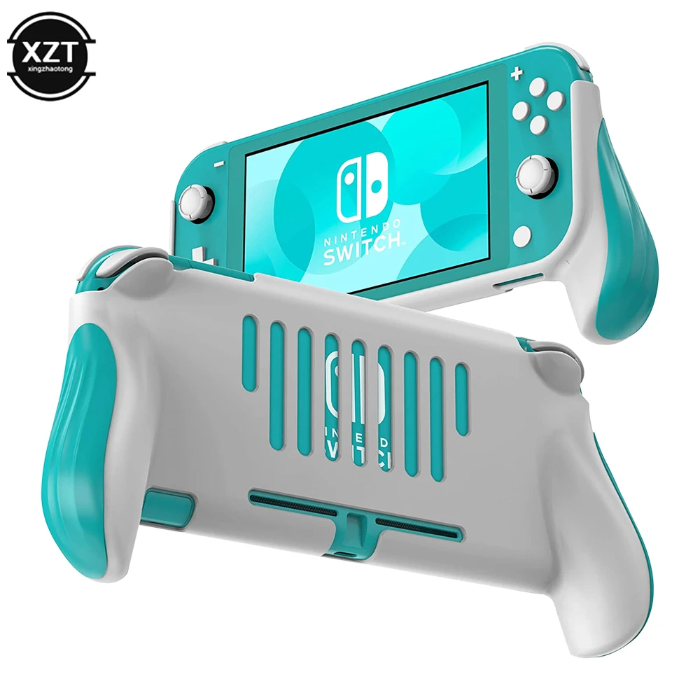 Nintendo switch lite aperto à prova de choque capa proteção escudo ergonômico lidar com grip console capa bracket escudo jogo accessaries