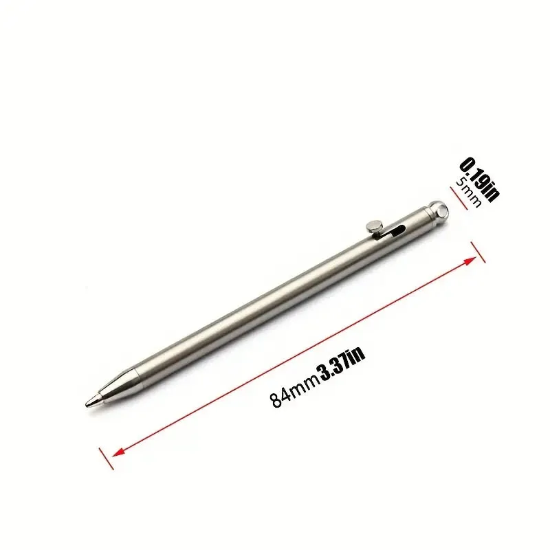 Portable Mini Titanium Pen EDC Gadget Outdoor Personality Creative Signature Pen