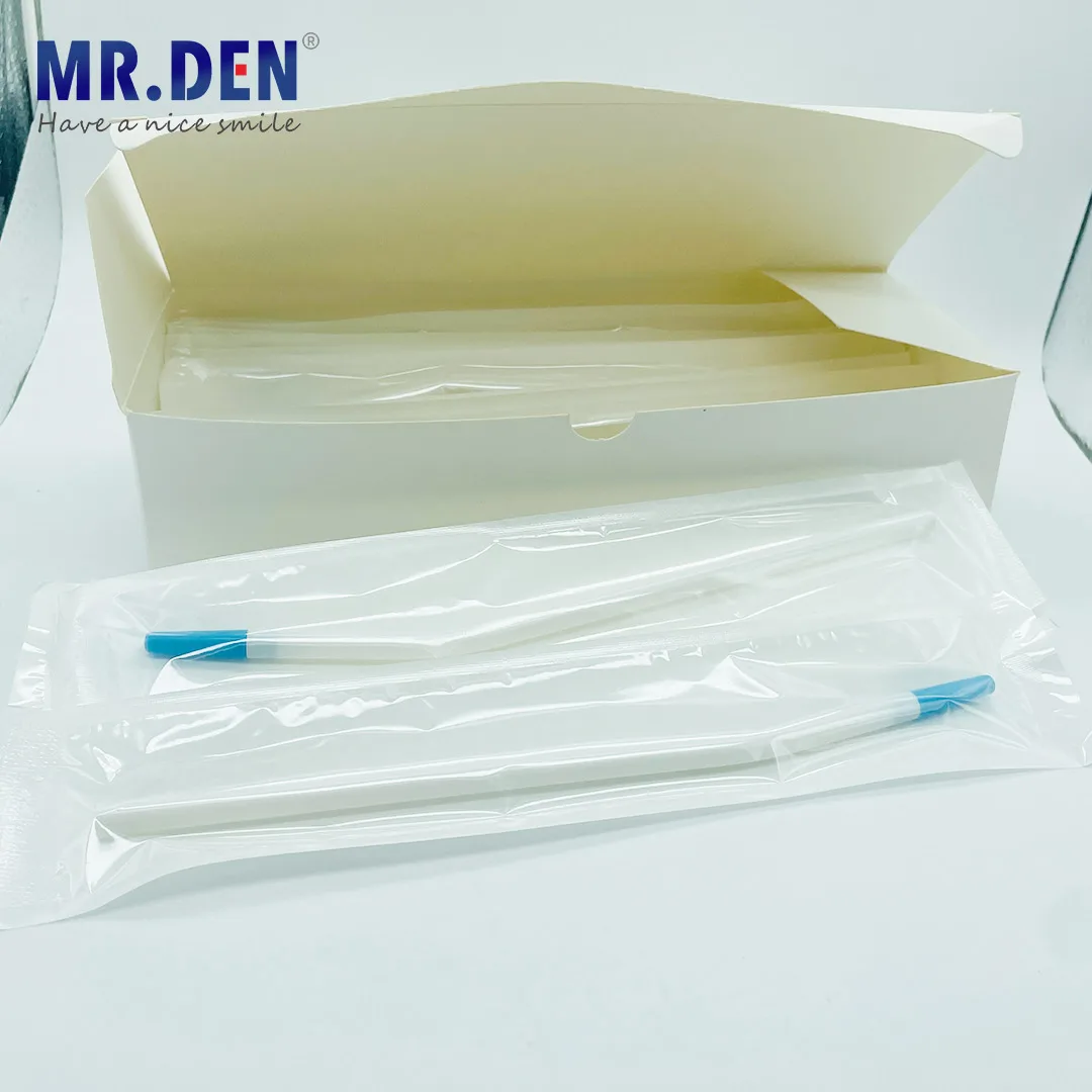 20pcs/pack Dental Disposable Surgical Suction Tips Suction Tube with Adaptor Long Slim type Dental Consumable Materials