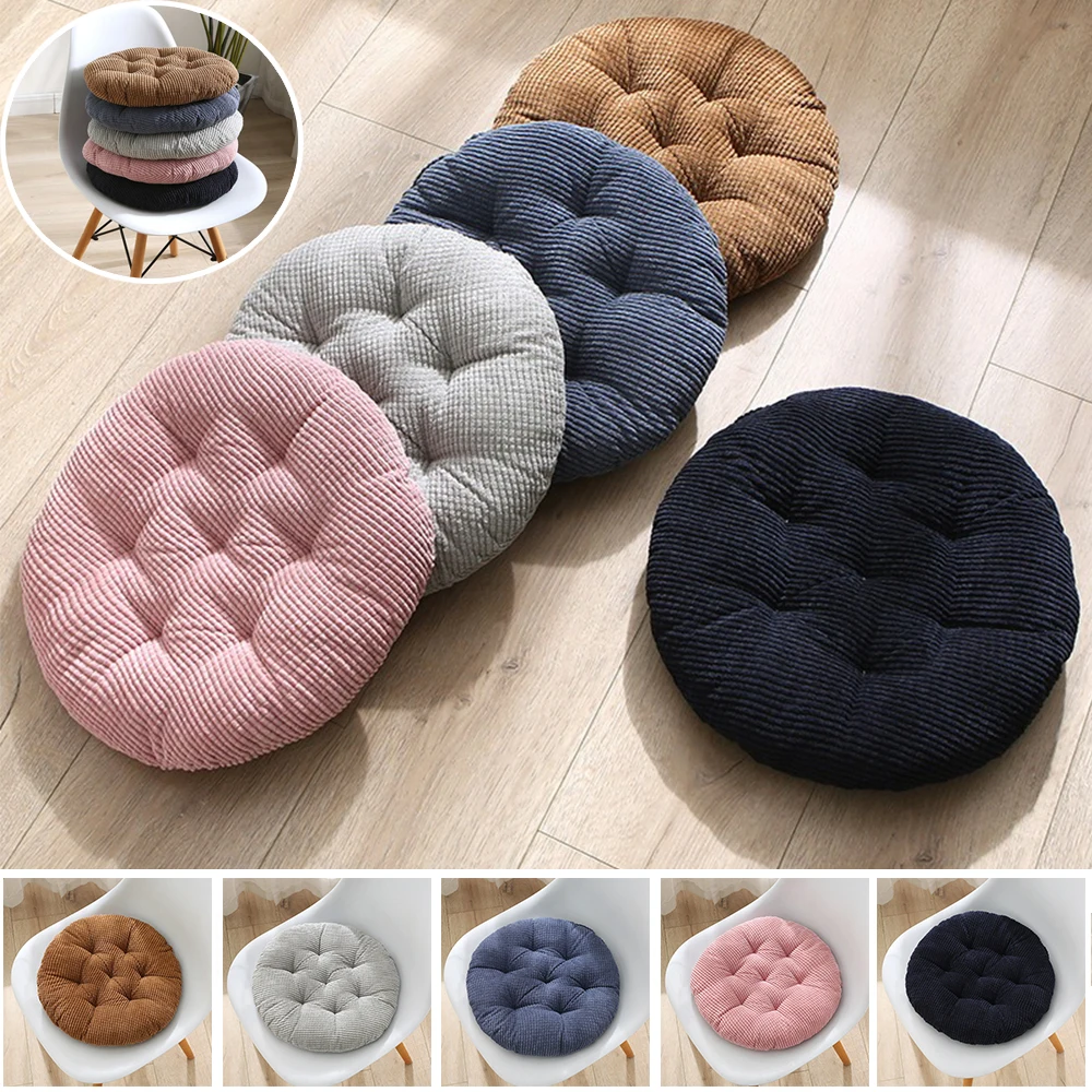 

Minimally Thickened Corduroy Circular Seat Chair Cushion Thickened Chair Cushion Futon Tatami Floor Mat Almohadilla Para Silla