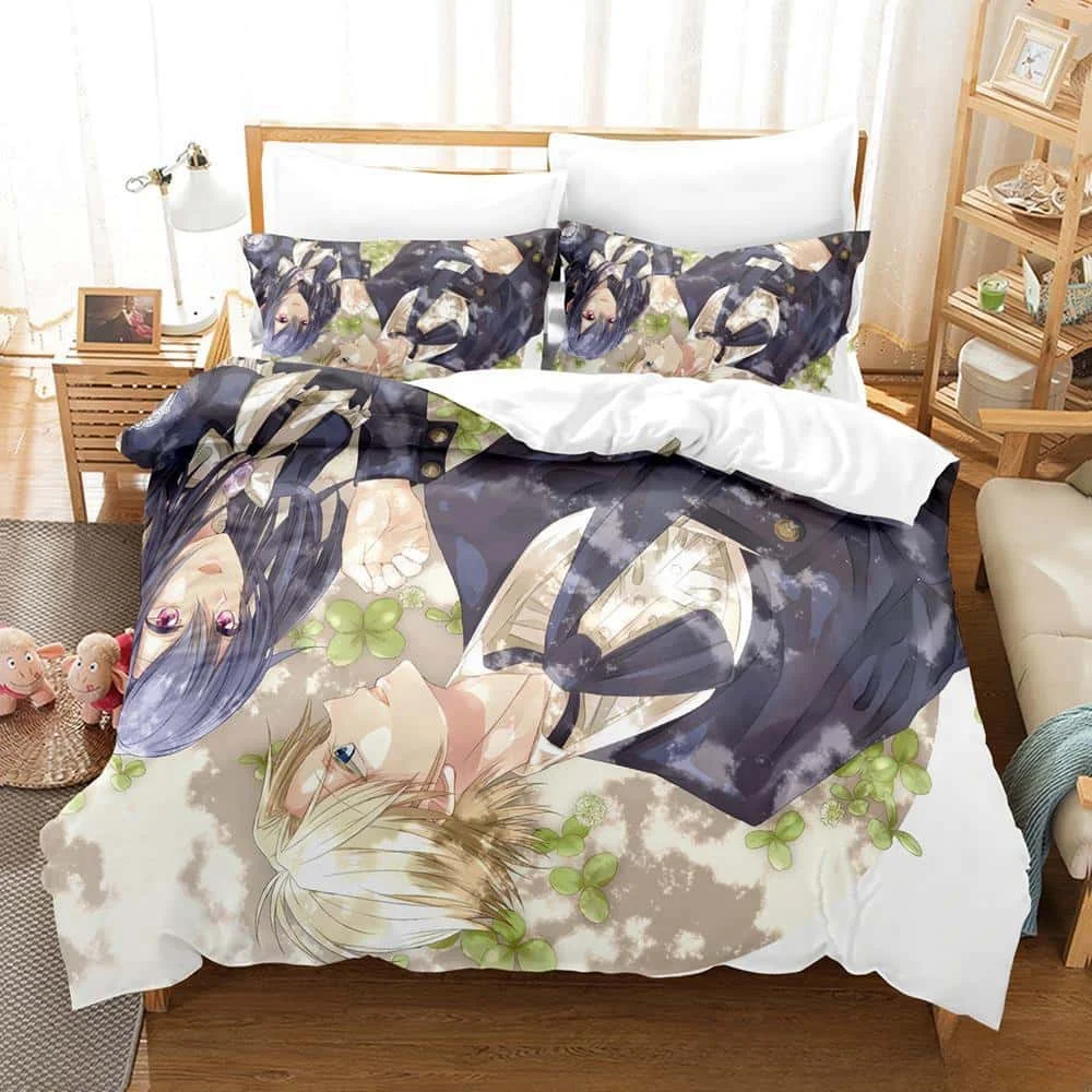 Maid Sama Kaichou Wa Bedding Set Single Twin Full Queen King Size Bed Set Adult Kid Bedroom Duvet cover Sets 3d Print Anime Bed