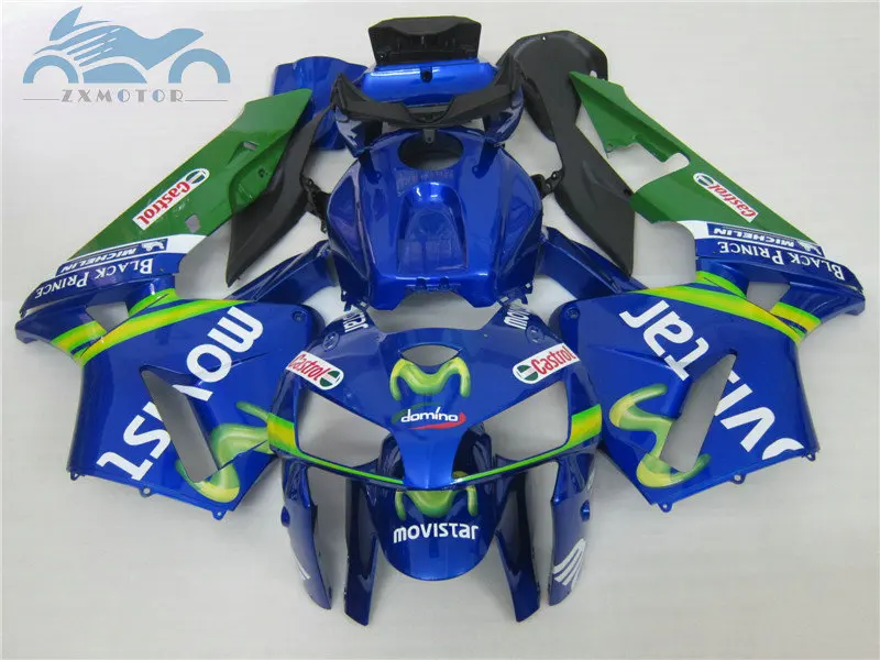 

Комплект обтекателей для мотоциклов на заказ для HONDA F5 2005 2006 CBR 600RR 05 06 CBR600RR, синий комплект обтекателей movistar