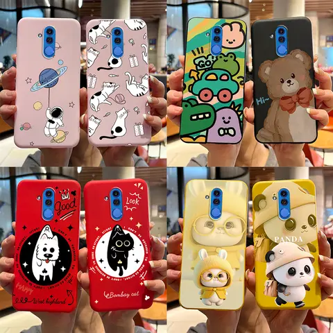 For Huawei Mate 20 Lite Case SNE-AL00 SNE-LX1 LX2 Cute Rabbit Panda Cover Soft Silicone Phone Case For Huawei Mate 20 Lite Coque