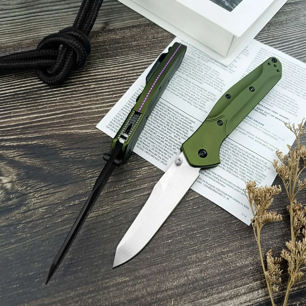 BM 940 High Quality Folding Knife Outdoor EDC Utility Pocket Knives Camping Hiking Survival Tools D2 Blade Aluminum Alloy Handle