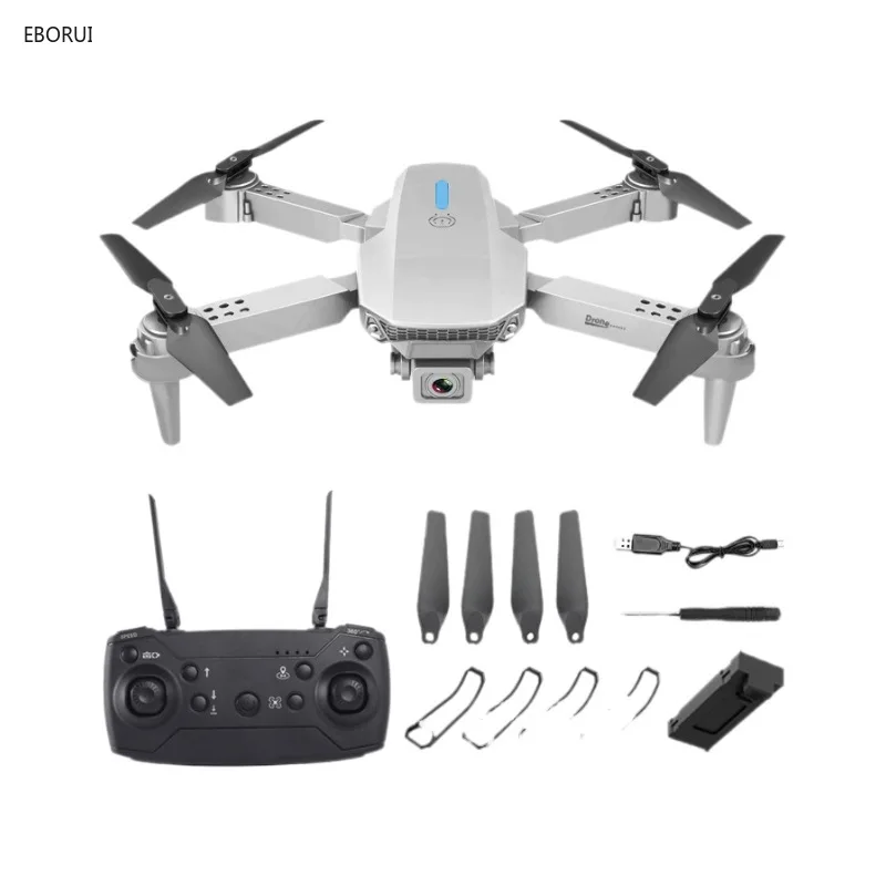 EBORUI E88PRO / E525 Mini WiFi FPV Drone with 4K/720P HD Dual Cameras Altitude Hold Mode Foldable RC Drone Quadcopter RTF