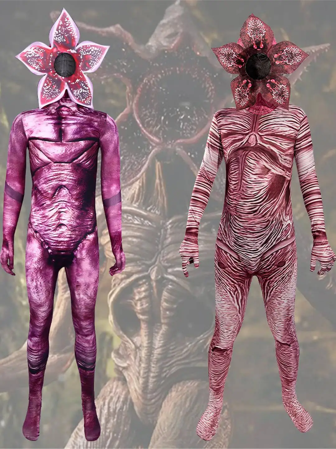 loween Horror Cosplay Alien Flower Jumpsuit Costume Stranger Things Zombie Prank Playful Transformational Women's Wear