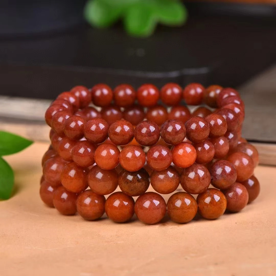 Cadeia de Jade de Seda Dourada para Mulheres, Ágata Natural Pedra, Contas Redondas Bangle, Gemstone Elastic Strand Pulseiras, Encantos Jóias