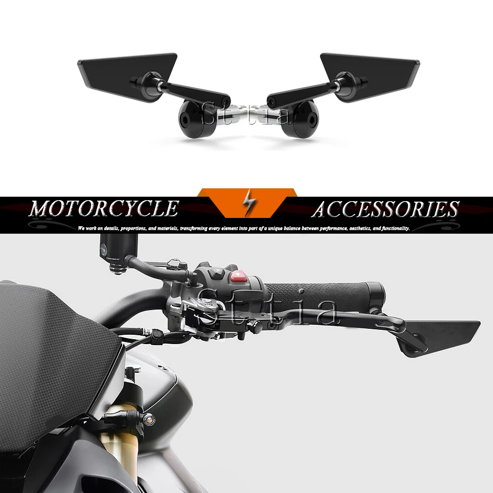 

For Ducati Streetfighter V2 V4 2022-2026 Motorcycle Handlebar Rearview Mirror Anti-Glare STREETFIGHTER V4 V2 S Rear View Mirrors