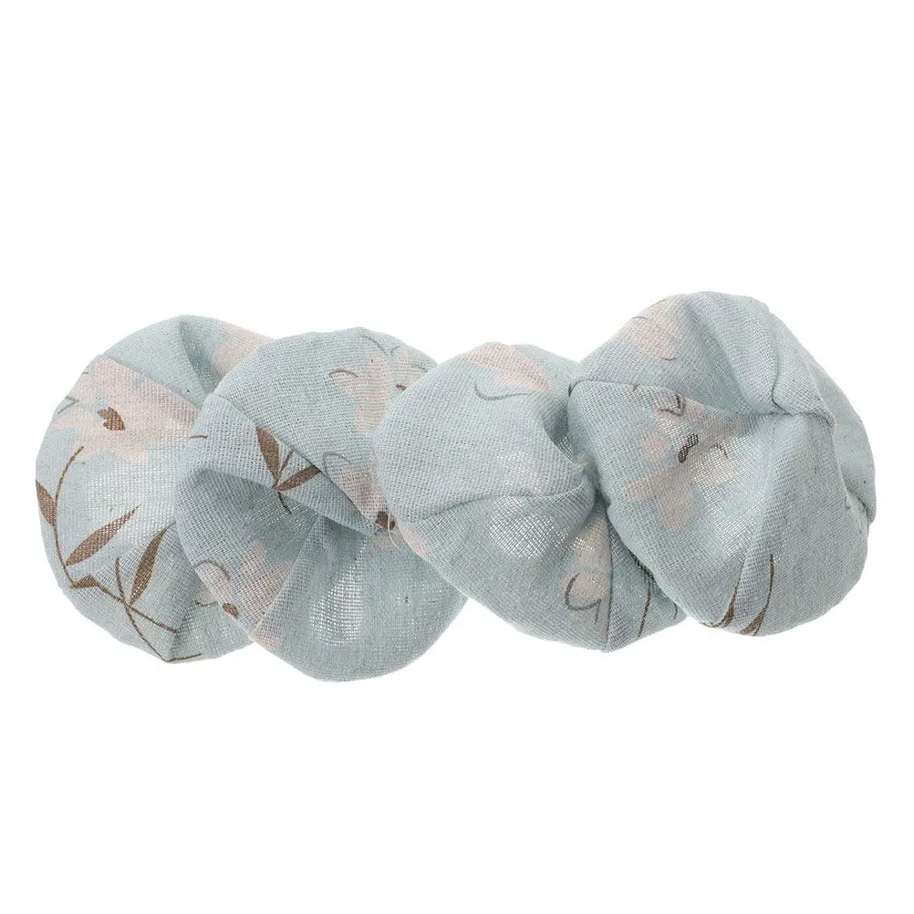 4Pcs Bread Proofing Basket Covers Cotton Linen Breathable Fabric Reusable Round Oval for Sourdough Starter Dough Rising Bowl