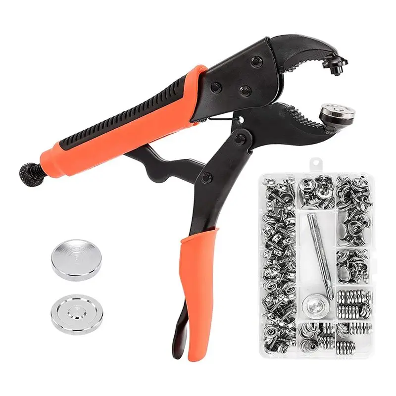 

Heavy Duty Snap Fasteners Kit+ Canvas Snap Kit,Screw Snaps,Boat Cover Snaps,Carpet Snap Kit With Setting Tool For Boat-A78G