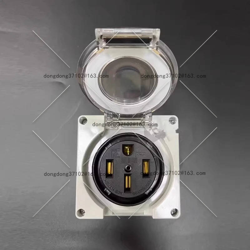 

Outdoor waterproof socket 14-50IP6 car charging socket 50A125/250V