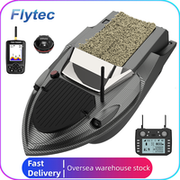 Flytec Official Store V080 Sonar GPS Bait Boat 12V 3KG 800M 180Points Auto Cruise Feeding Trawler RC Bait Boat with Fishfinder