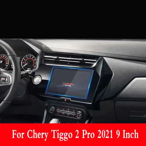 Imagen 2 del producto Película protectora de pantalla de vidrio templado para Chery Tiggo 2 Pro 3X 2021, 9 pulgadas, Radio de coche, navegación GPS, accesorios interiores