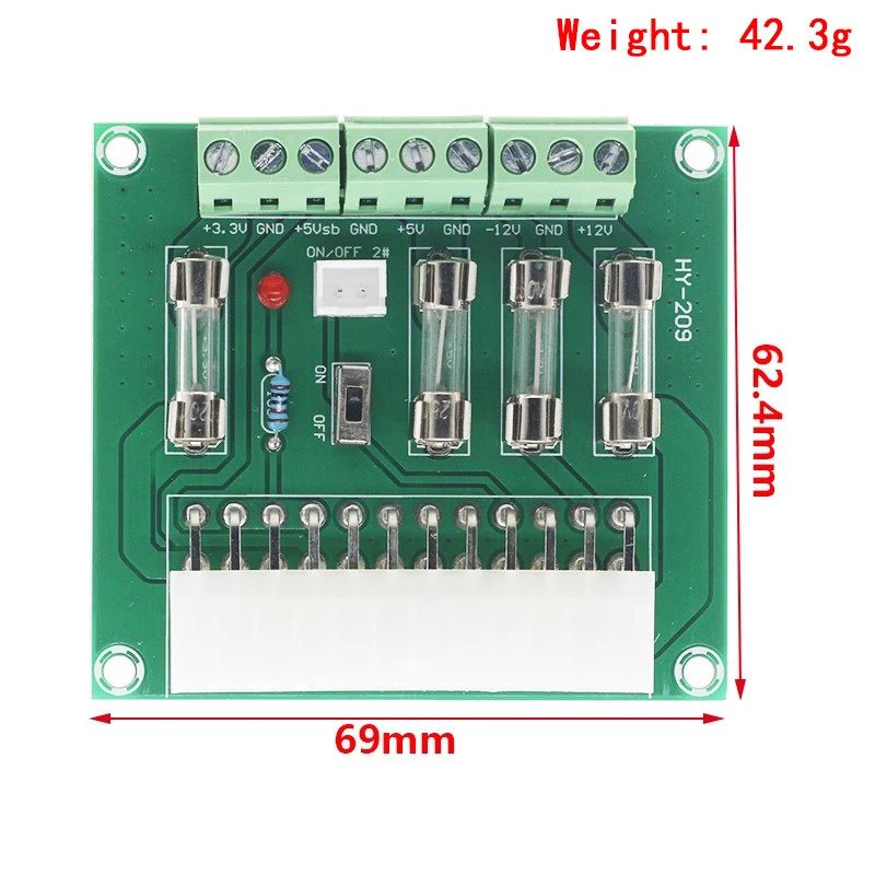 Desktop ATX power adapter board computer ATX power take power board power outlet wiring module