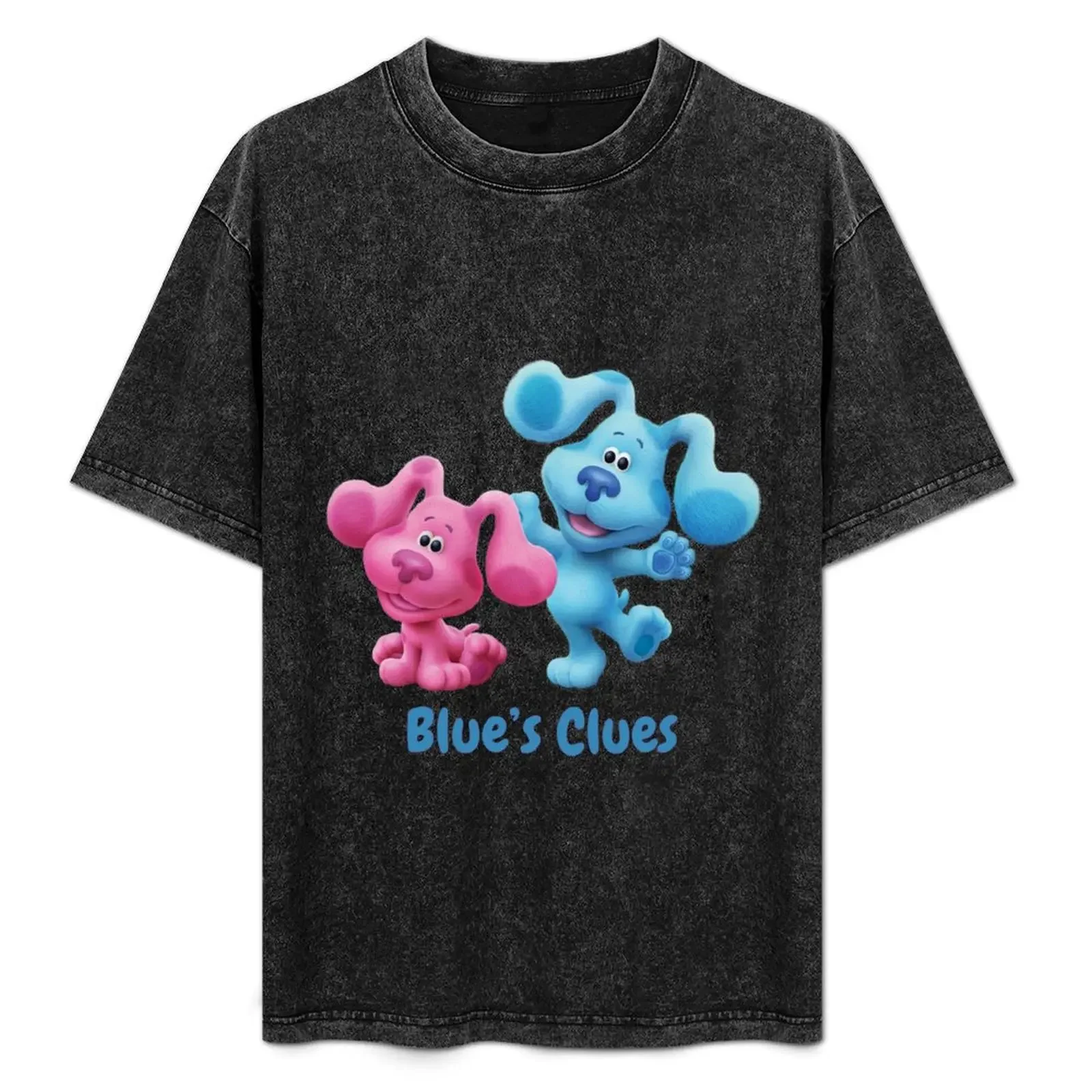 

Blues Clues Magenta and blue Funny blue's clues Gift T-Shirt anime stuff plain summer shirt fruit of the loom mens t shirts