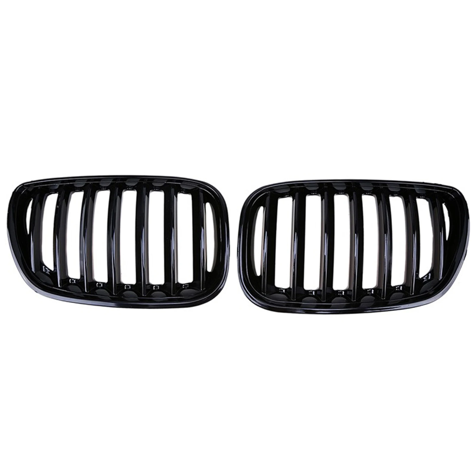 Gloss Black Front Kidney Grill Grille For BMW X5 E53 2004 2005 2006 X Series
