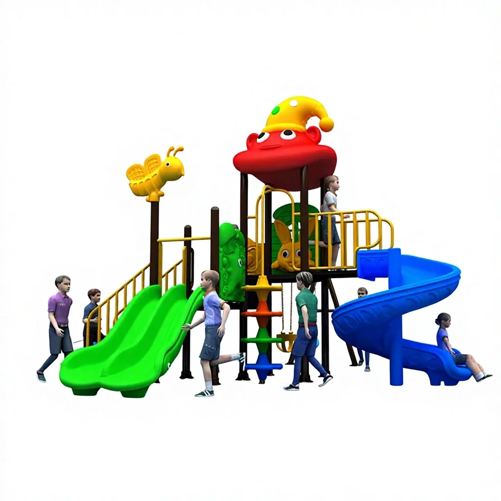 

Привлекательная детская горка: коммерческое оборудование для парков развлечений, школ и уличных игровых площадок в аэропортах