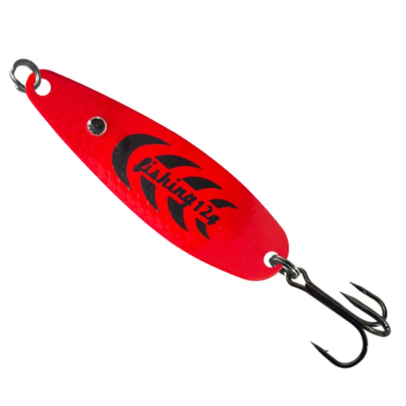 Metall Spinner Löffel Forelle Angeln Locken Harten Köder Pailletten Noise Paillette Künstliche Köder Vib Leech Spinner Löffel Köder Pesca – Detail 6