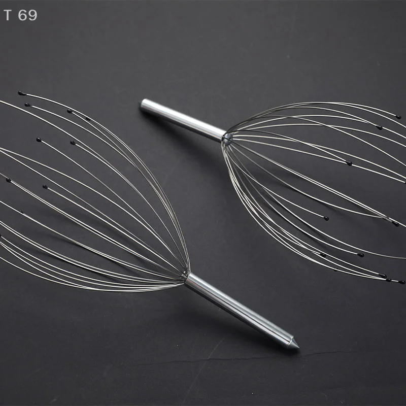 20 Metal Octopus Octopus Octopus Scalp Massager Wire Spider Leg Head Massage Claw Scraping Deep Relaxation