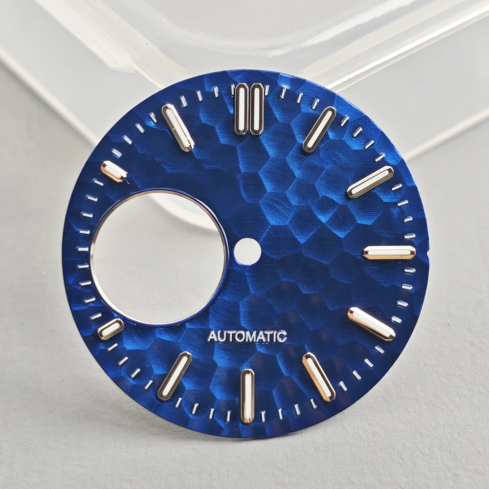 28.5mm NH38 Dial Custom Logo Green Luminous Dial Men's Watch Accessories Suitable for NH38 Movement Watch Accessories