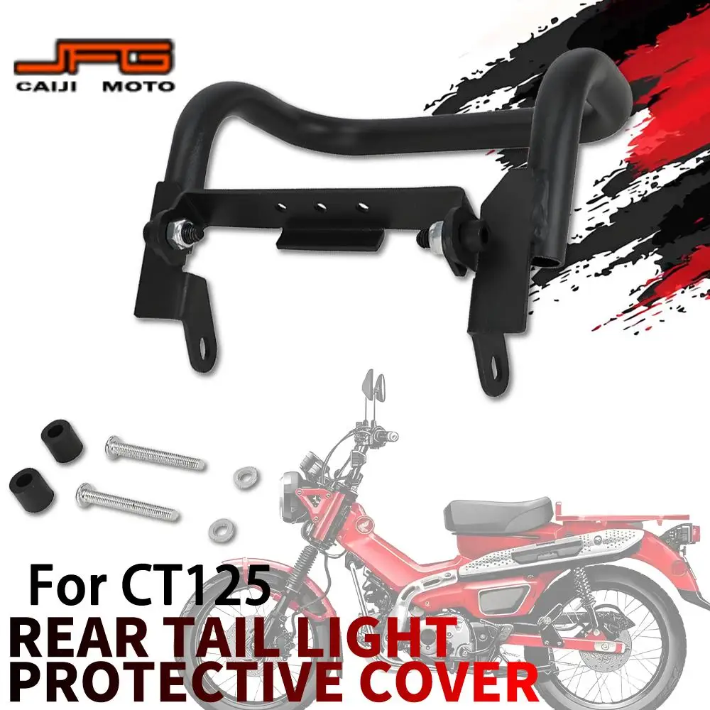 

Motorcycle Accessories Tail Light Bumper Bracket Rear Protection Bar For HONDA CT 125 Motorcross Dirt Pit Bike Motor Parts