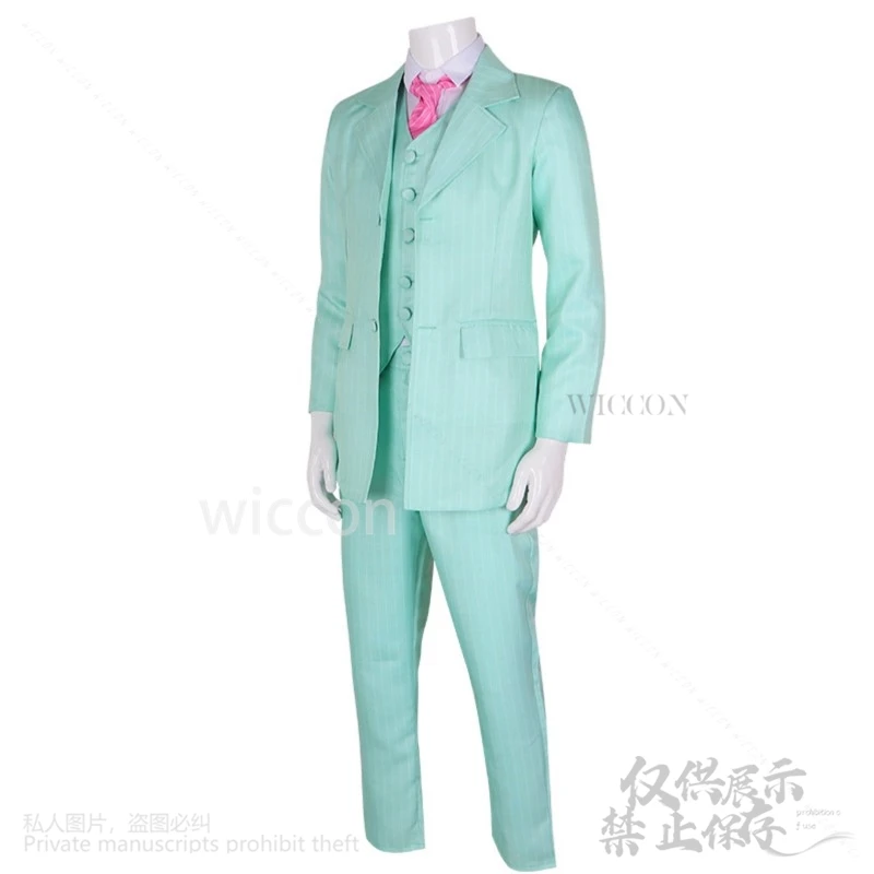 Tokyo Cosplay Anime Revengeer Rindo Haitani Costume GREEN Uniform Coat Pants Wigs For Halloween Christmas Man Cos Customized