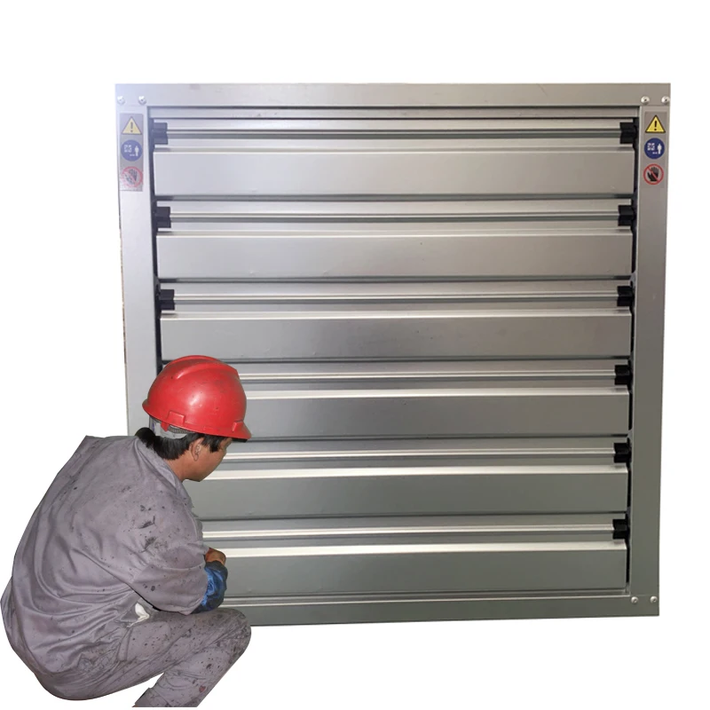 

Generator with Cooled Ventilation Wall Fan Installation of Louver Heavy Hammer Exhaust Fan with Huge Galvanized Sheet Window
