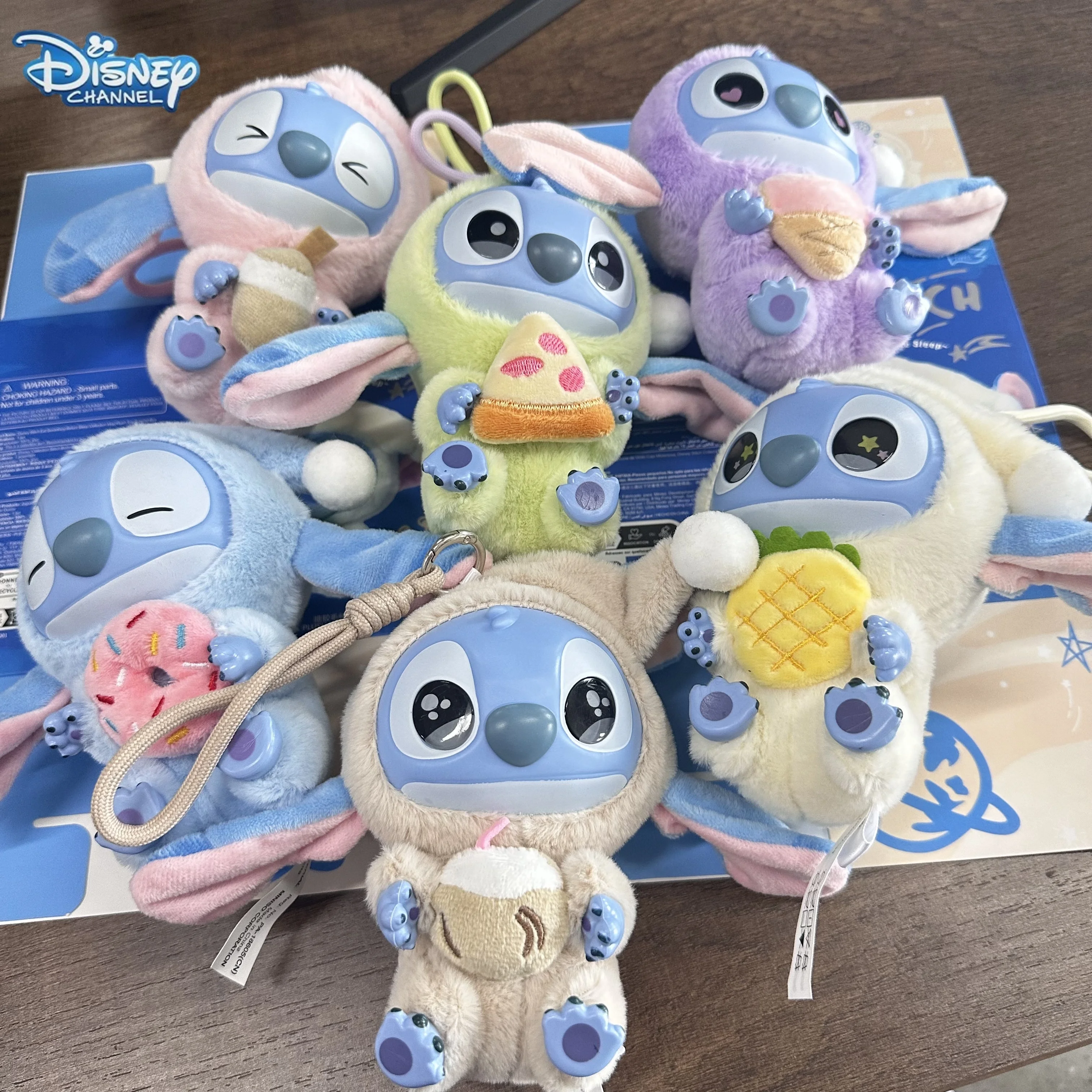 

【Real Shot Series】6pcs Disney Stitch Blind Box Vinyl Toys Plush Dolls Pendant Cute Doll Ornament Mystery Box Surprise Toys Gifts