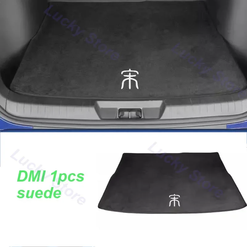 Car Rear Trunk Bulkhead Storage Damper for BYD Song Plus DMI RV 2020-2023 Car Rear Trunk Mat Pad Durable Interior Accessories