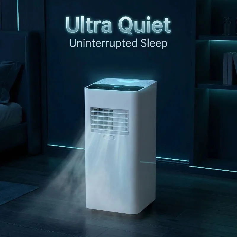 Cross-Border Exclusive 1-Horsepower Only Electric Portable Air Conditioner No Installation Required CE/CB Certified 118-215 Sq