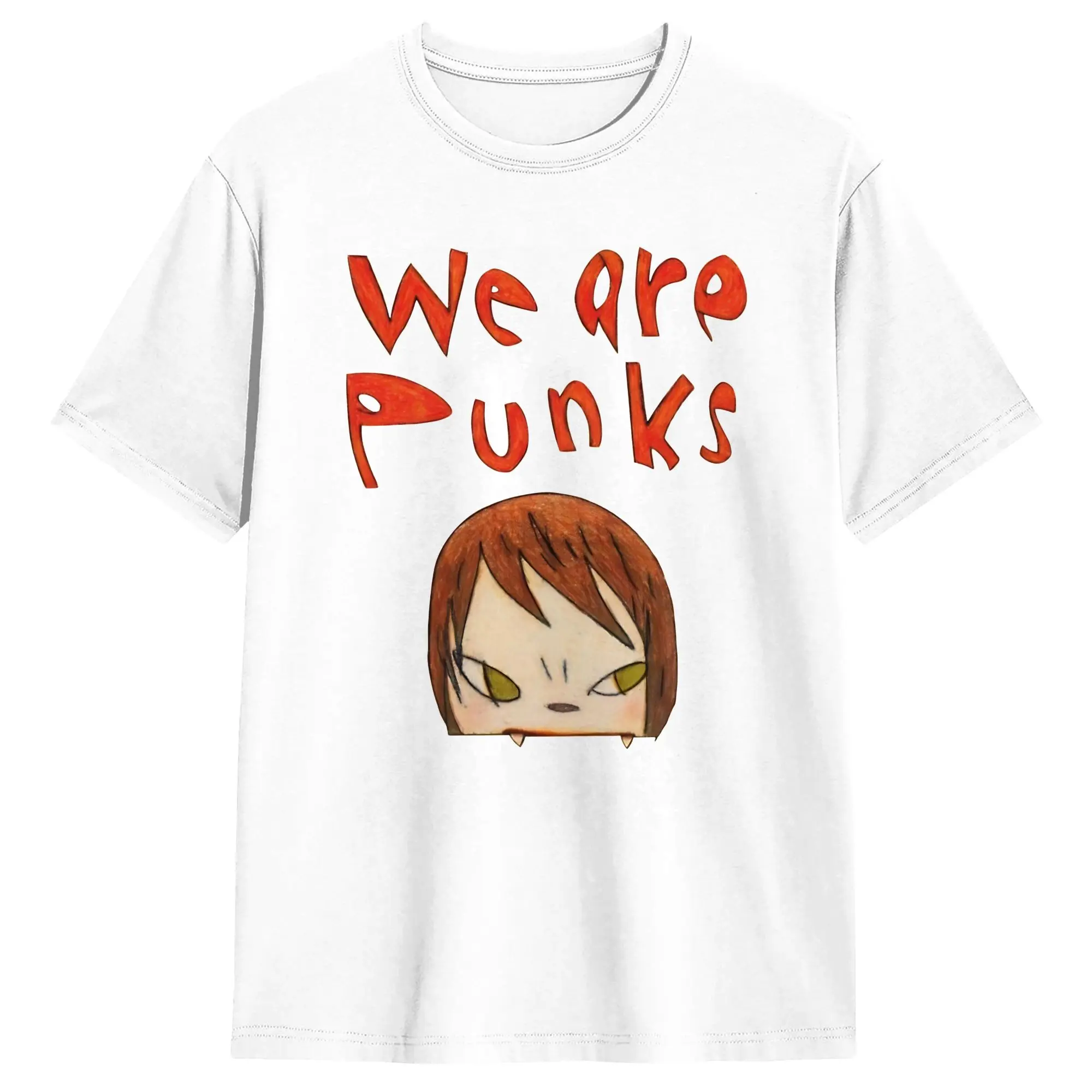 Oversized T-Shirt Yoshitomo Nara   Cotton T-Shirts  Novelty Tee Shirt for Men Summer Y2K Classic Casual Short Sleeve Tops