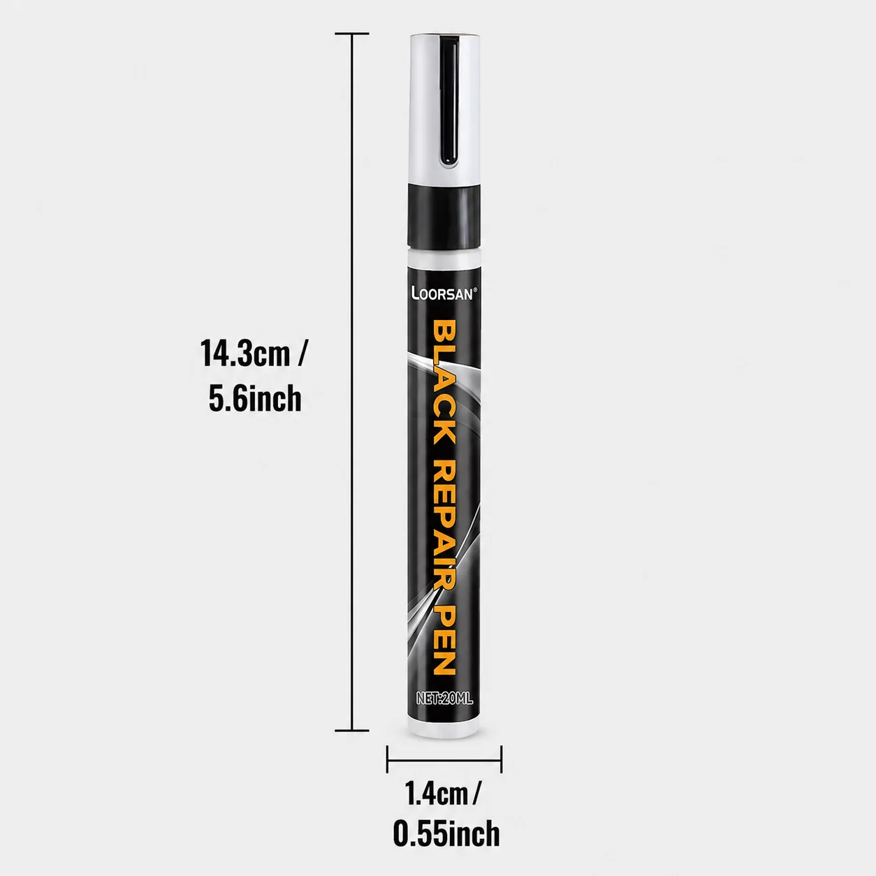Loorsan Touch Up Paint Pen Quick Dry Waterproof Scratch Repair Tool For Car Bicycle Metal Frame Long Lasting Refinish