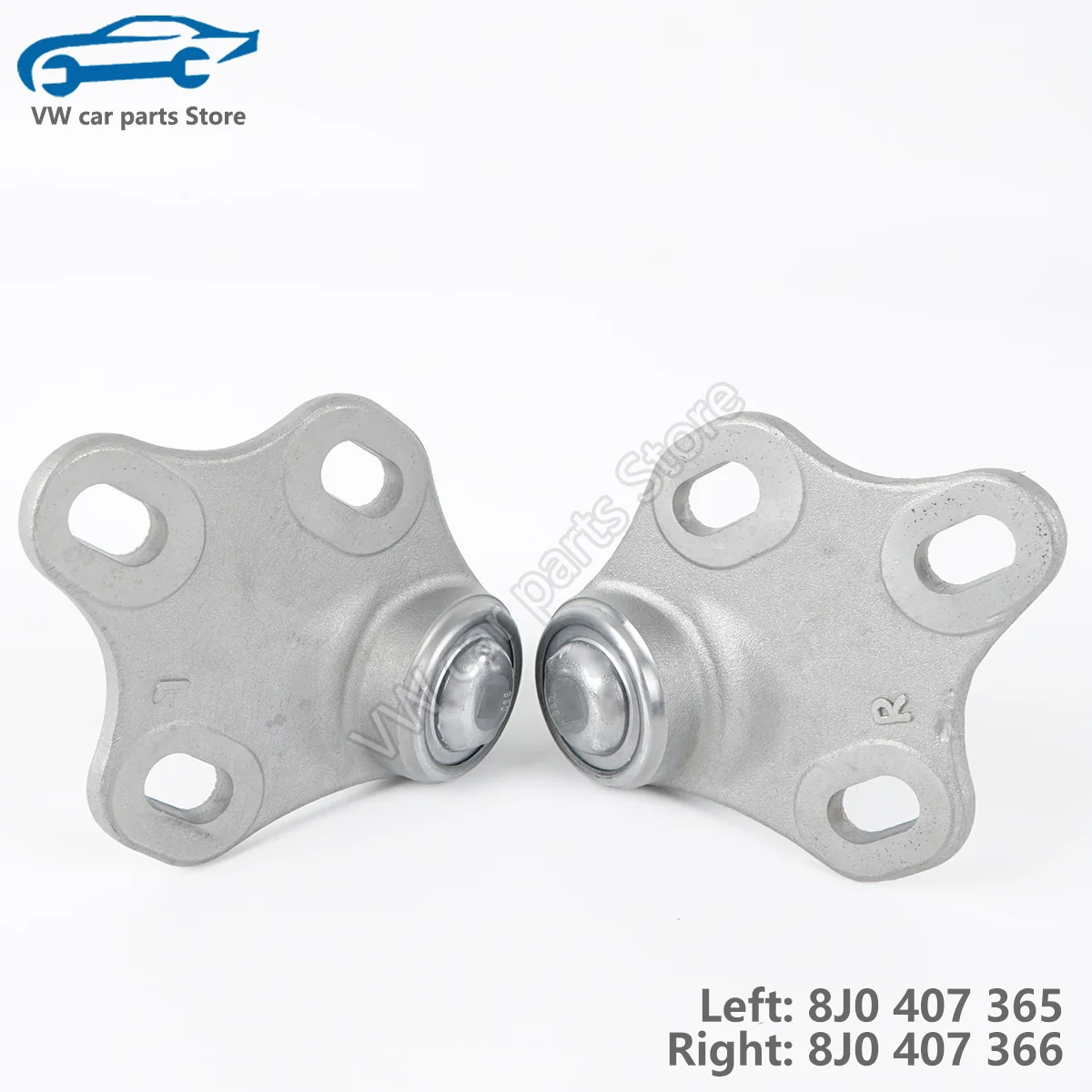 2PCS High Quality Lower Ball Joints for Audi TT & TT Quattro 2000-2006 Volkswagen Golf R32 8J0407365 8J0407366