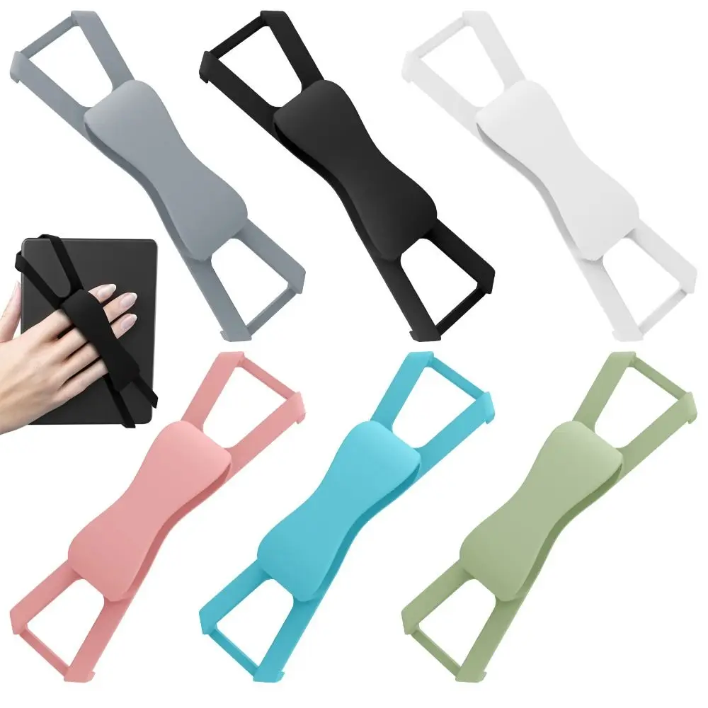 Silicone Tablet Secure Hand Strap Ergonomic Non-Slip Finger Grip High Elastic Anti-Fall for Kindle/Kobo/Boox/Lenovo