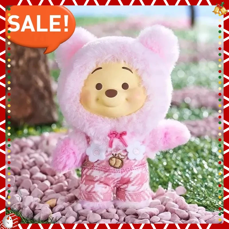 

Новая серия Disney Winnie The Pooh Candy, слепая коробка, милый виниловый кулон с лицом, кукла-медведь Pupu, модная трендовая игрушка, подарок для детей ﻿