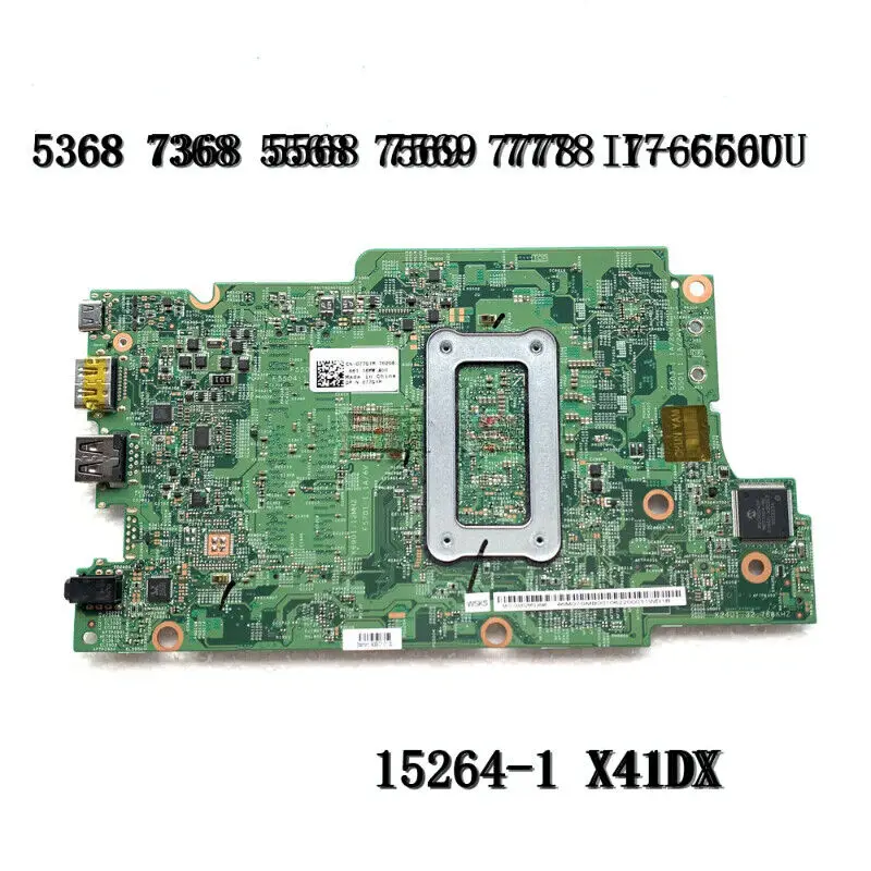 CN-077G1M For Dell13 5368 7368 5568 7569 7778 Motherboard 15296-1 X41DX I7-6560U