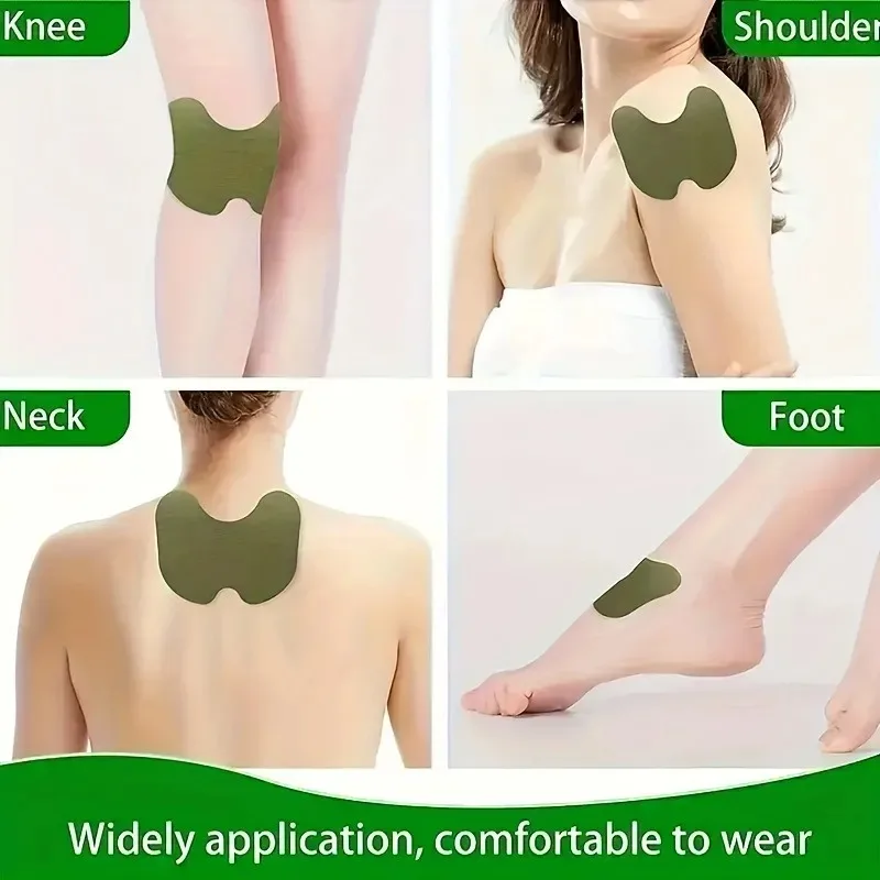 Knee Patches Arthritis Joint Wormwood Stickers Sport Relief Knee Pads Fever Acupuncture Patch Long-lasting Warm Knee Health Care