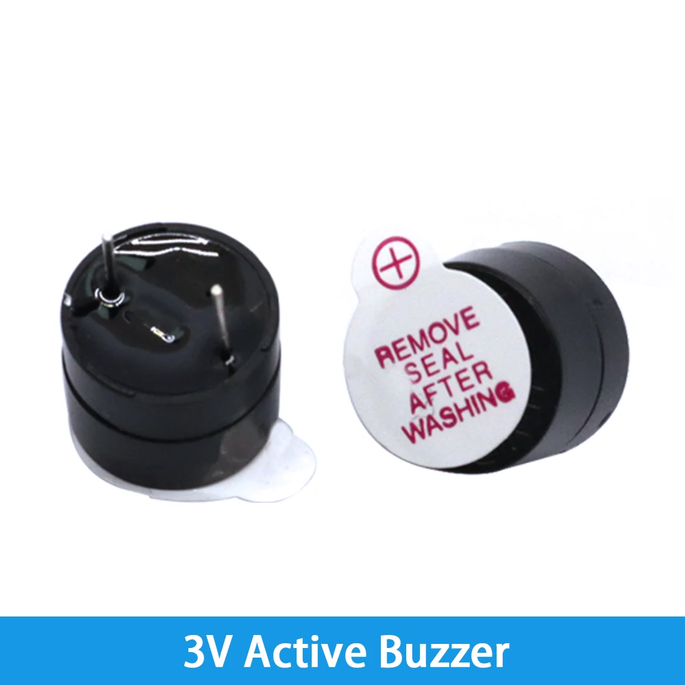 10PCS Active Buzzer 3V/5V/12V/16R TMB12A03 TMB12A05 TMB12A12 Magnetic Long Continous Beep Tone 12095 12*9.5mm Mini Plug Speaker