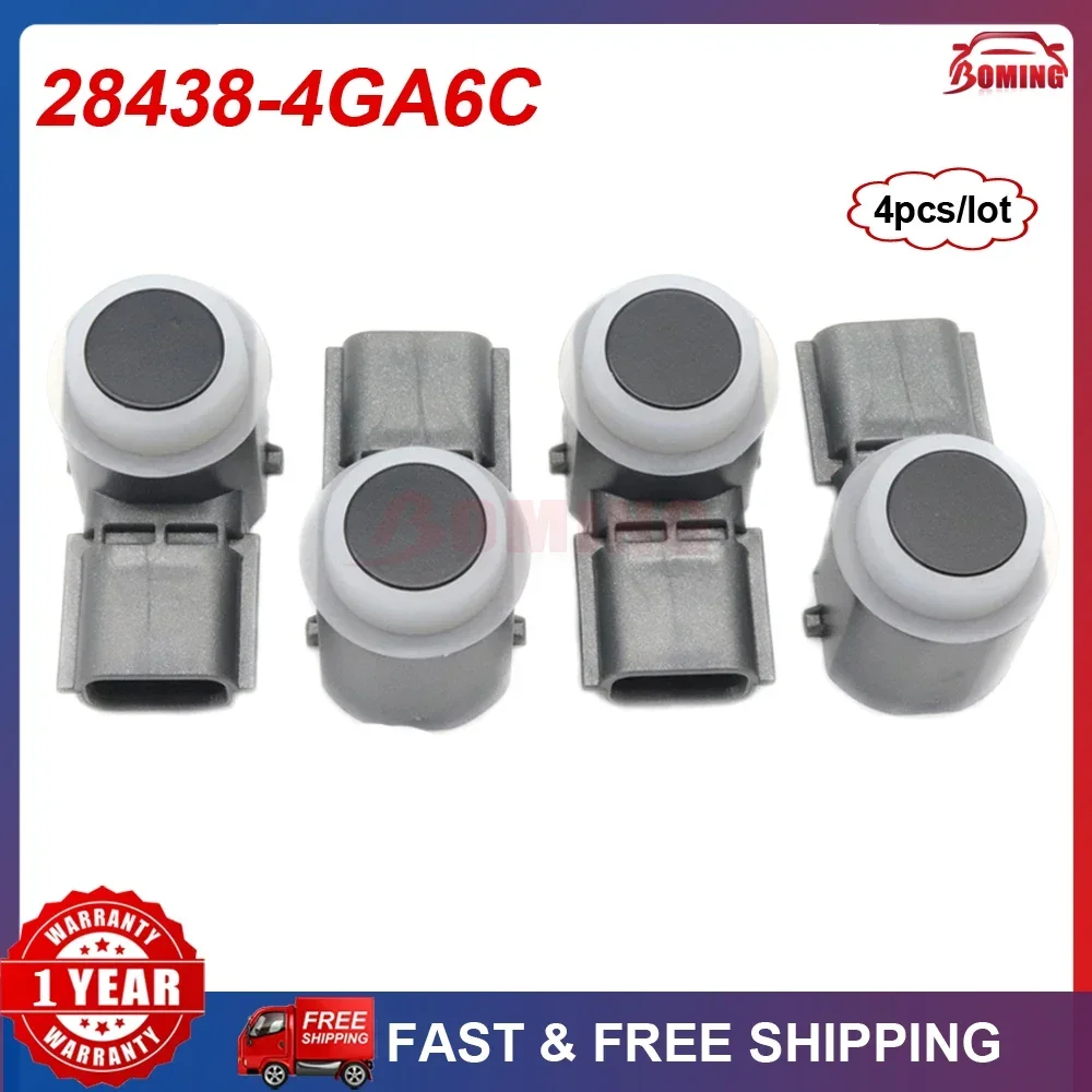 

Для Infiniti Q50 Q60 QX60 QX50 QX70 QX80 2014-18 28438-4HB6A 284384HB6A 28438-4GA6C 284384GA6C 4 шт. черный автомобильный датчик парковки PDC