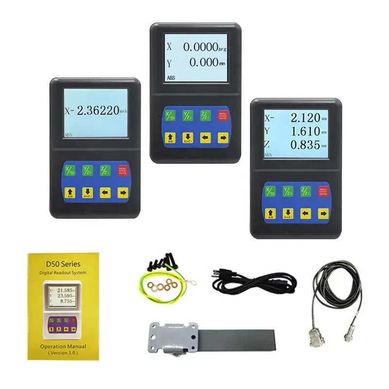 Imagem -05 - Dro Tela Lcd Leitura Digital Mini Tamanho Alta Precisão para Torno e Fresadora Eixos Preço Barato