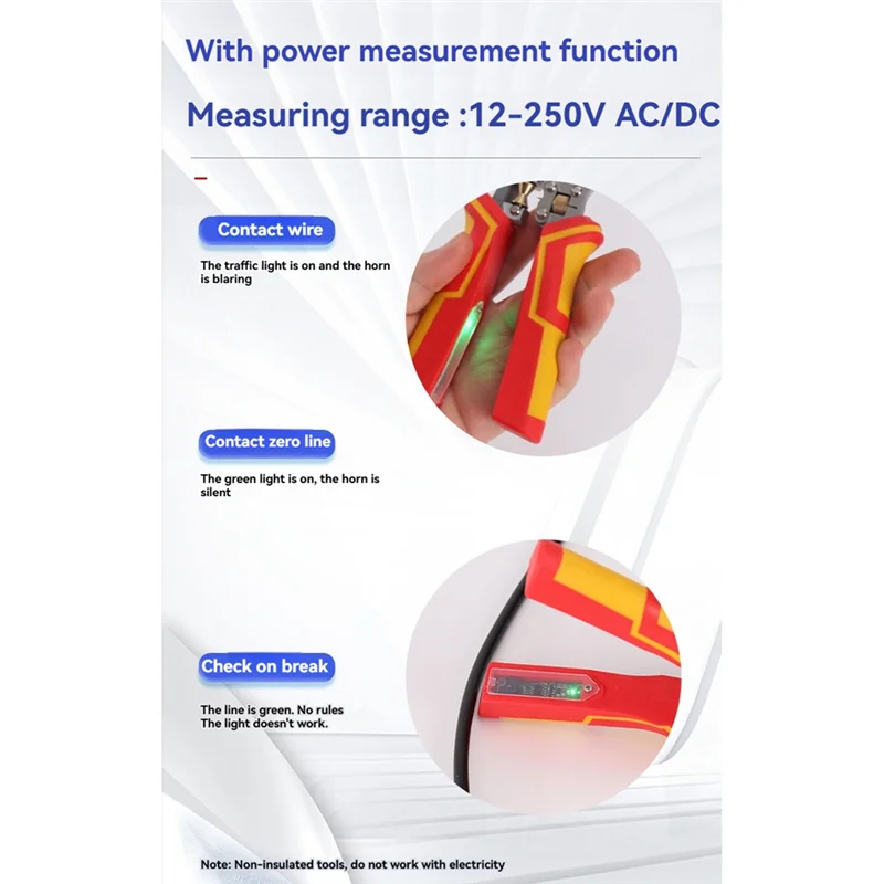 Pinza per crimpare cavi PORK Spellafili multifunzione Pinza spelafili versatile