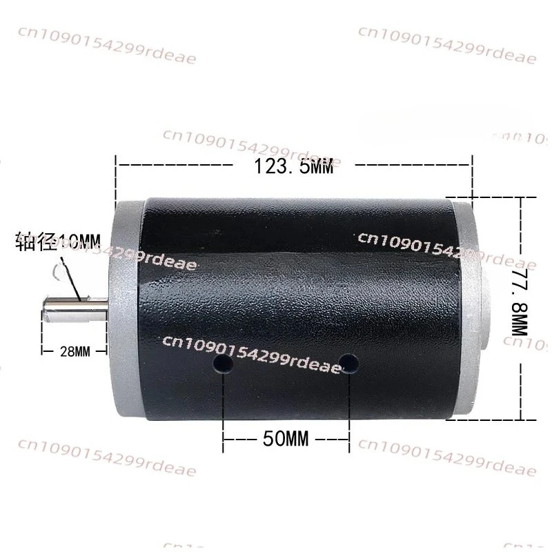 220V 250W 400W 500W Low Noise DC Motor - Pure Copper Winding Double Bearing Forward/Reverse Rotation for Bridge Feeding