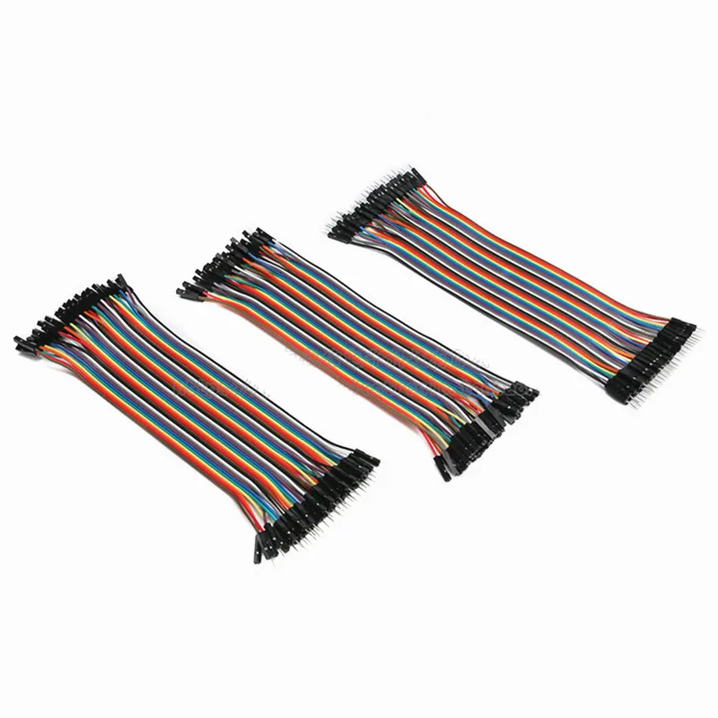 Dupont Line 10/15/20/30/40 ซม.40Pin ชายชาย + ชายหญิงและหญิงสายจัมเปอร์ Dupont สําหรับ DIY ชุด