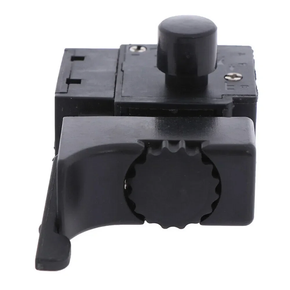 

New Practical Trigger Button Switch Part Replacement Speed Control 1 Pc 1* 6A 250V Accessories Black FA2-6/1BEK