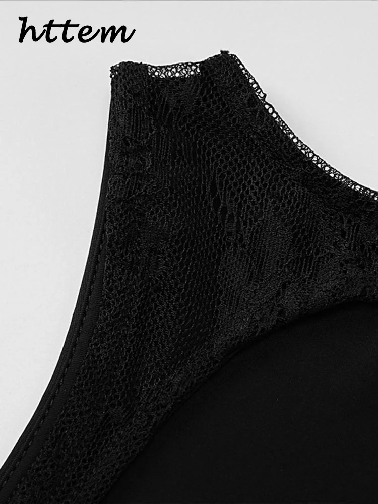 Sexy ver throug vestido feminino magro praia o pescoço sem costas sem mangas longos vestidos femininos 2025 primavera verão moda senhora robe